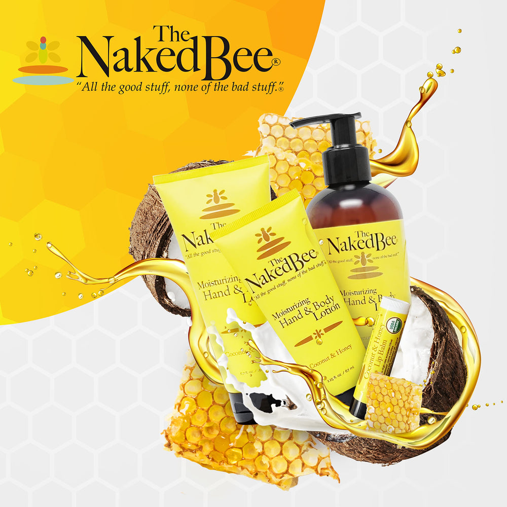 The Naked Bee Grapefruit Blossom Honey hand lotion 2-pack on shelf for value.