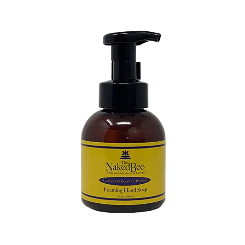 The Naked Bee Lavender & Beeswax hand soap bottle delivers a rich lather for everyday cleansing.