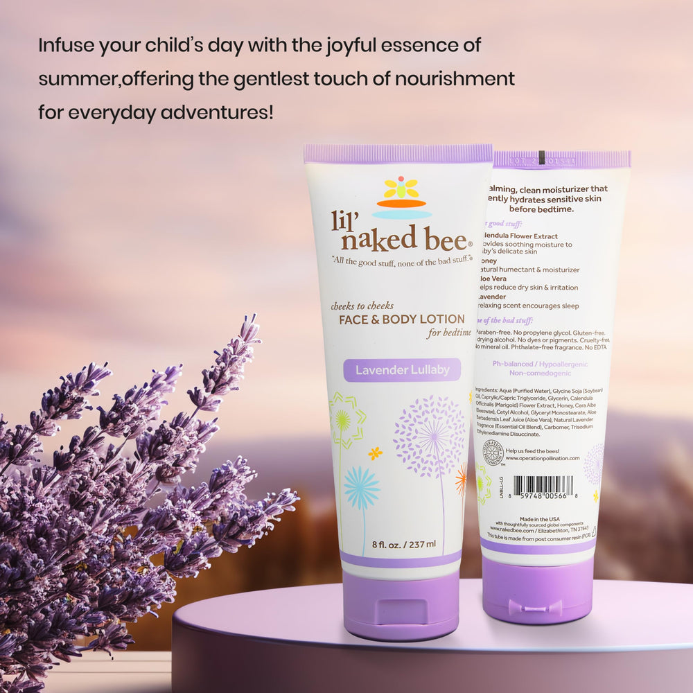 Cruelty-free packaging of Lil Naked Bee Baby Lotion