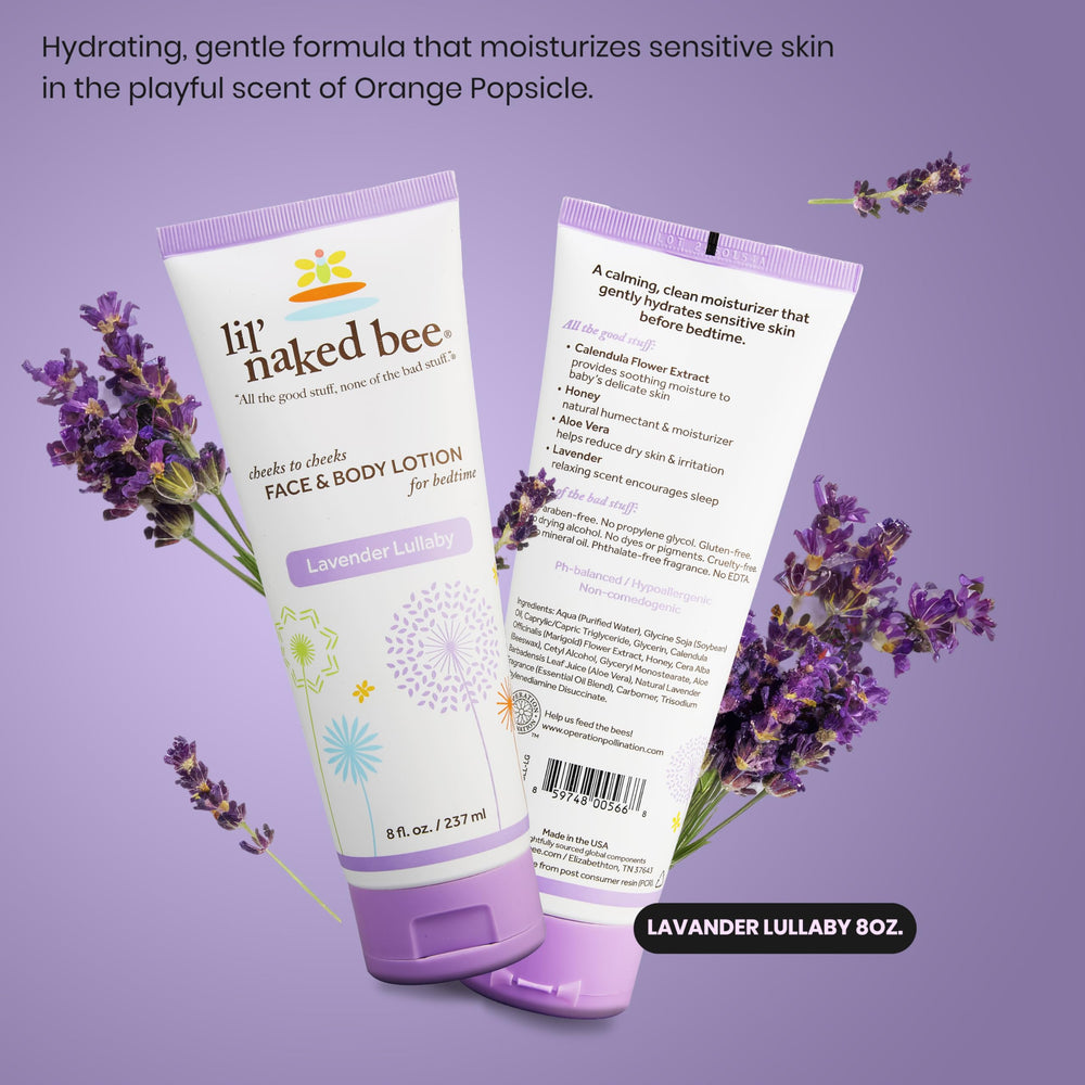 The Naked Bee lotion featuring honey ingredients for daily care