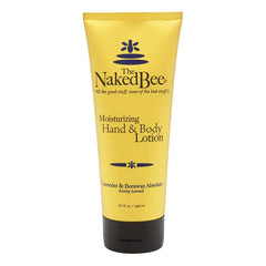 The Naked Bee Nourishing Body Lotion lavender bottle showing gentle moisture for all skin types