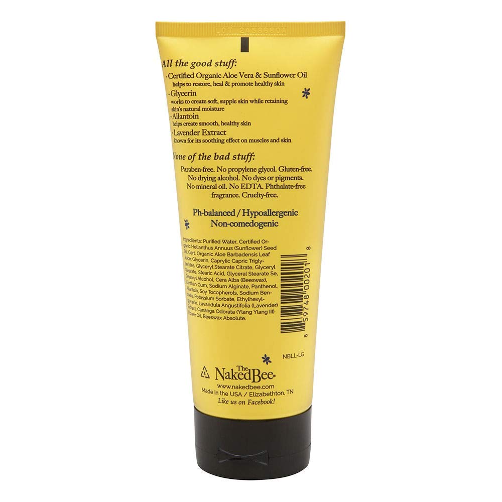 Close-up of lotion texture highlighting creamy, quick-absorb formula
