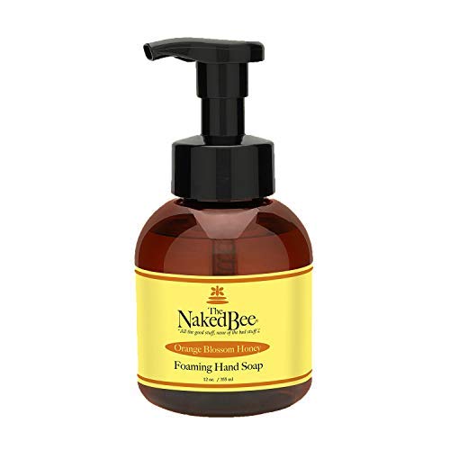 The Naked Bee orange blossom honey foam soap bottle with hydrating cleanse for daily hands.