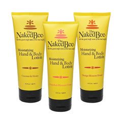 The Naked Bee orange blossom honey hand lotion tube for daily moisture.