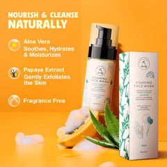 The Natural and Organic Family Kids Foaming Face Wash easy kid application