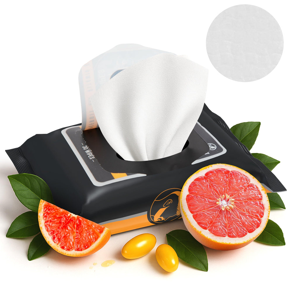 The Nobleman grapefruit chamomile scent graphic for an energizing aroma.