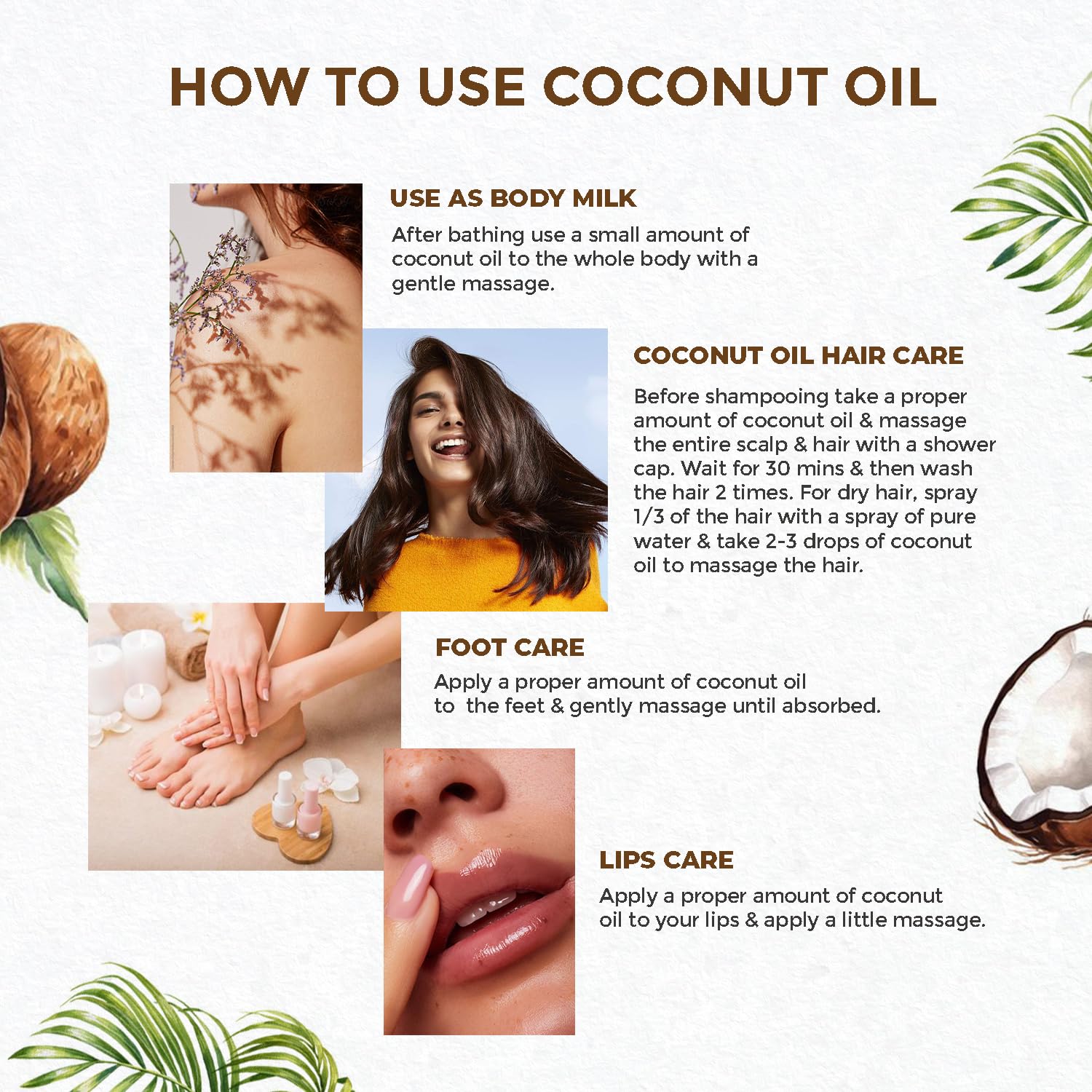 The Organic Forest coconut oil suitable for all skin types and daily care