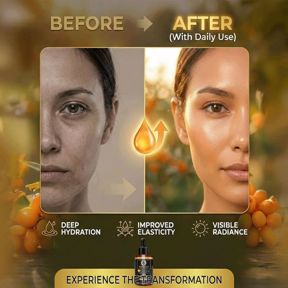 The Organic Forest Sea Buckthorn Oil multi-use oil for body, hair, nails