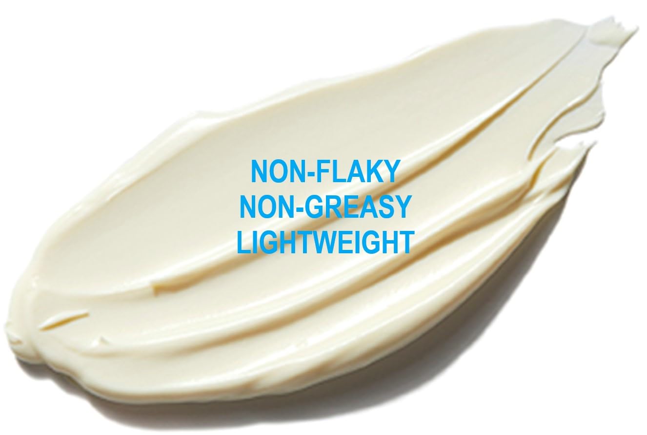The Organic Pharmacy sunscreen spread on skin provides light, non-greasy coverage