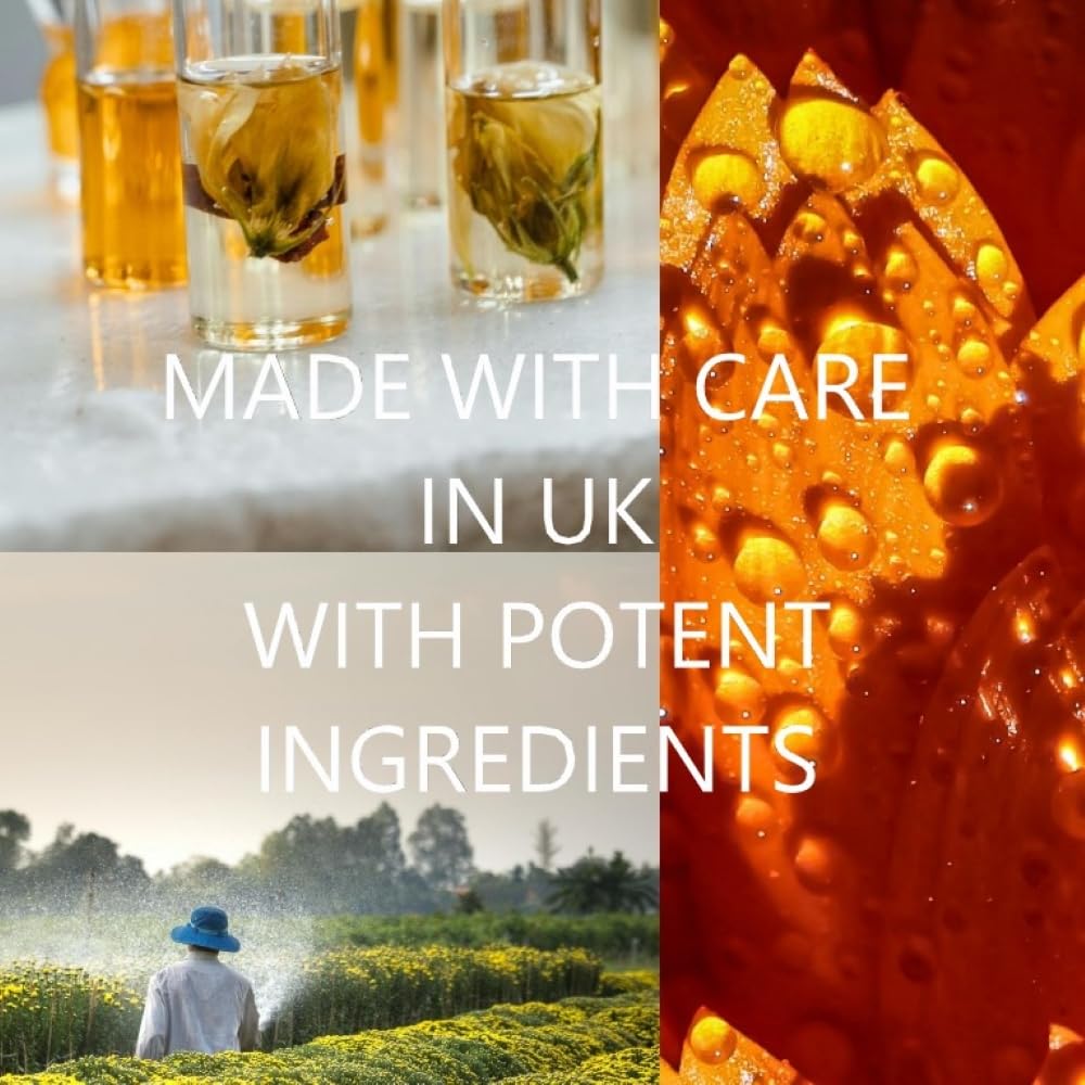 The Organic Pharmacy Stabilised Vitamin C Serum bottle on a white surface