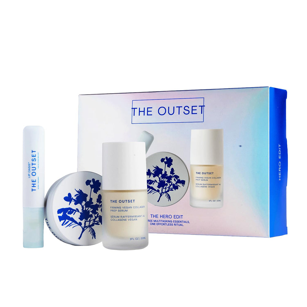 The Outset Hero Edit Prep Serum bottle for daily hydration and gentle skin prep.