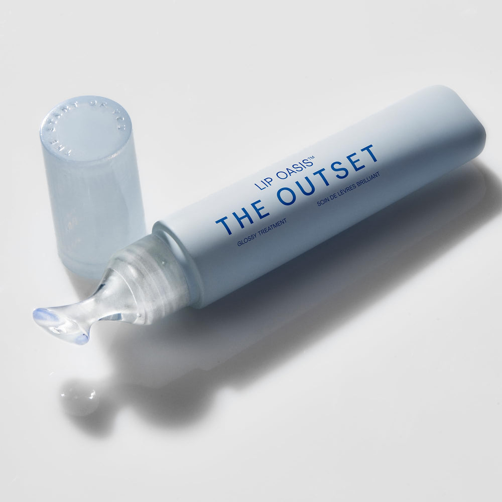Closeup of the Lip Oasis application method highlights smooth, even coverage.