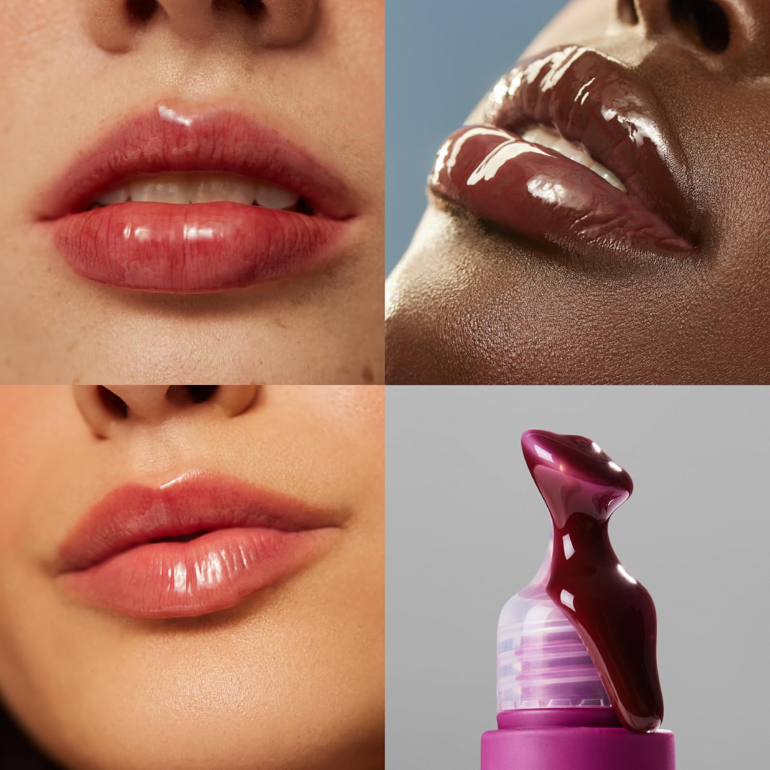 Close-up of The Outset Lip Oasis bottle with a glossy finish