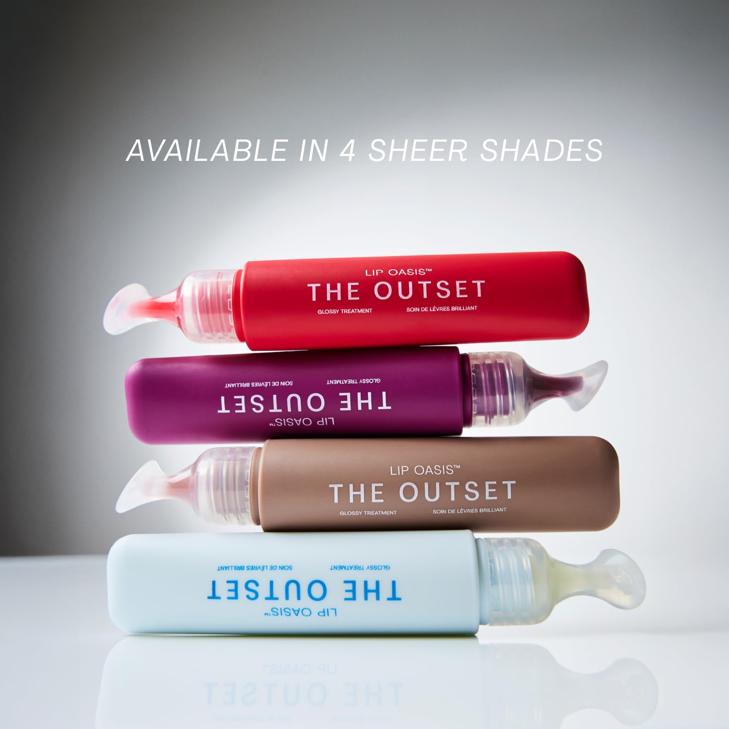Lifestyle shot showing Lip Oasis in a clean beauty routine for daily hydration and shine