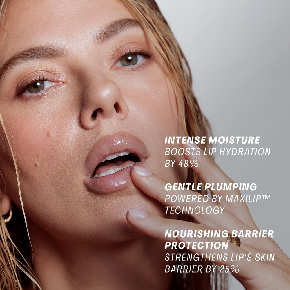 Squalane emphasis in Lip Oasis highlights a nourishing, non-greasy feel.