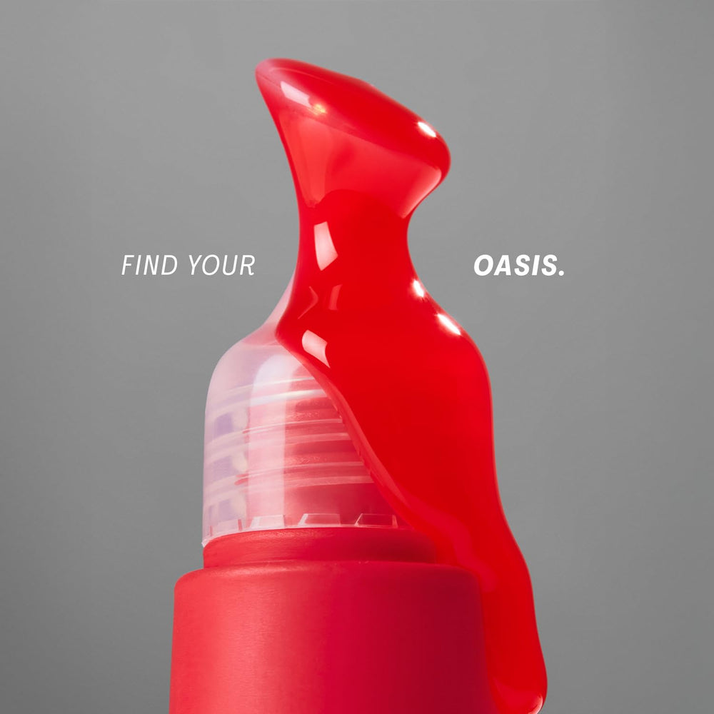 The Outset Lip Oasis premium packaging design on a clean surface.