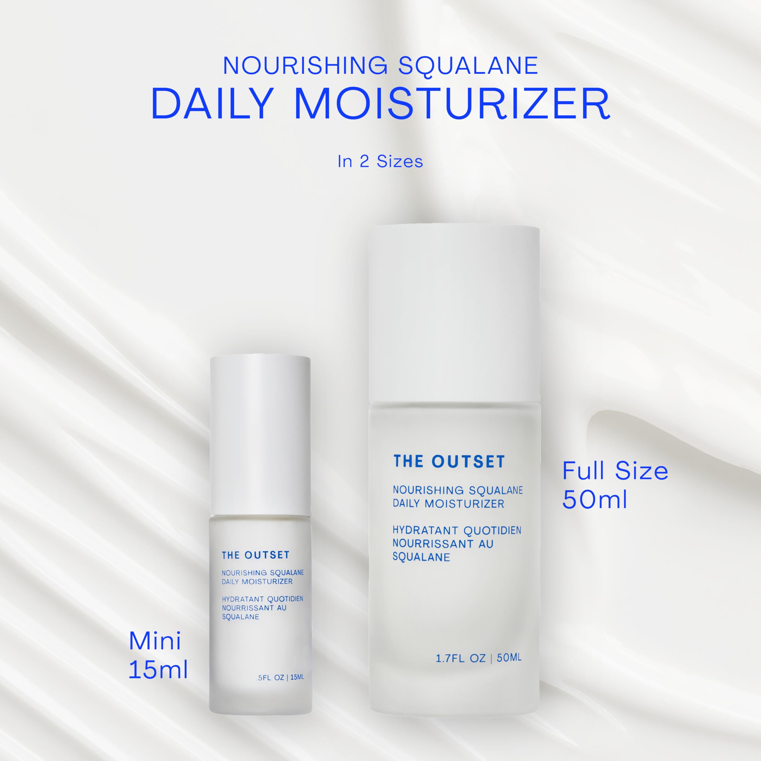 The Outset Nourishing Squalane Daily Moisturizer on skin demonstrates redness reduction and improved texture.