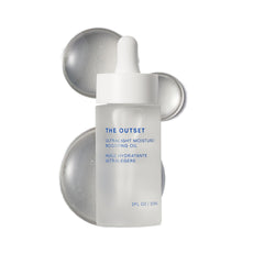 The Outset Ultralight Face Oil bottle front showing fragrance-free hydration.