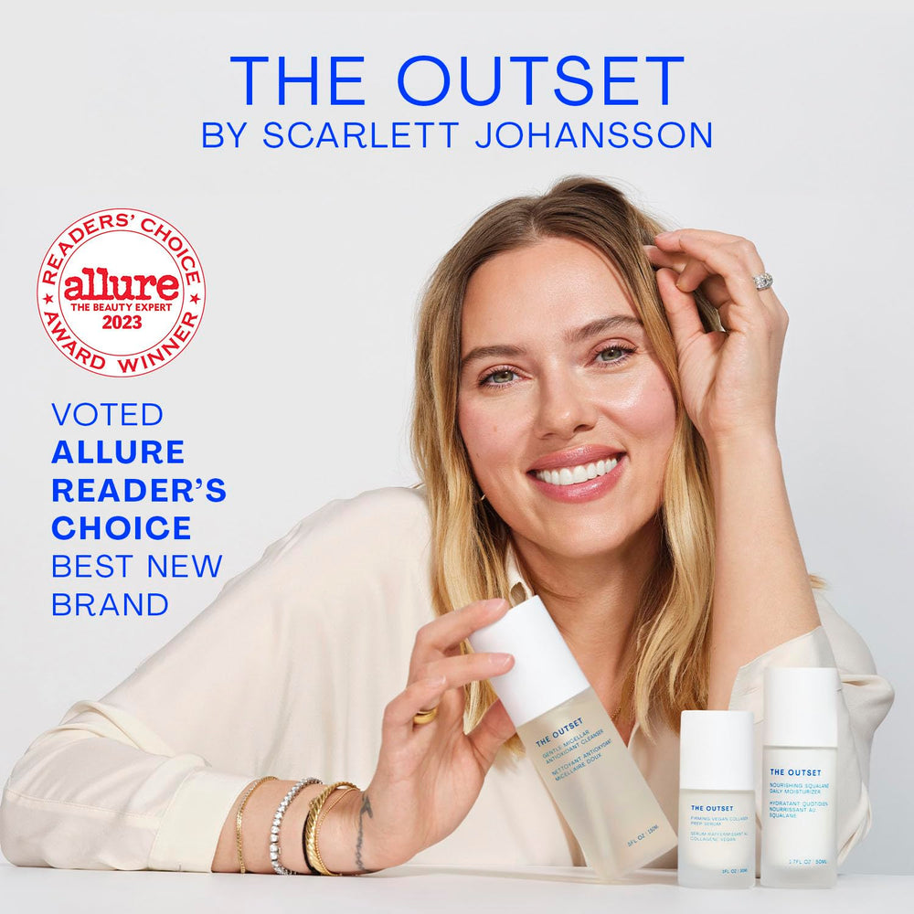 The Outset blend of Abyssinian, acai, and avocado oils nourishes dry skin.