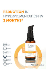 The Purest Solutions Brightening Serum close-up texture on skin shows smooth application