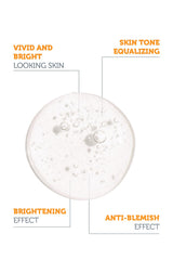 The Purest Solutions Brightening Serum ingredient icons highlight vitamin C and ferulic acid