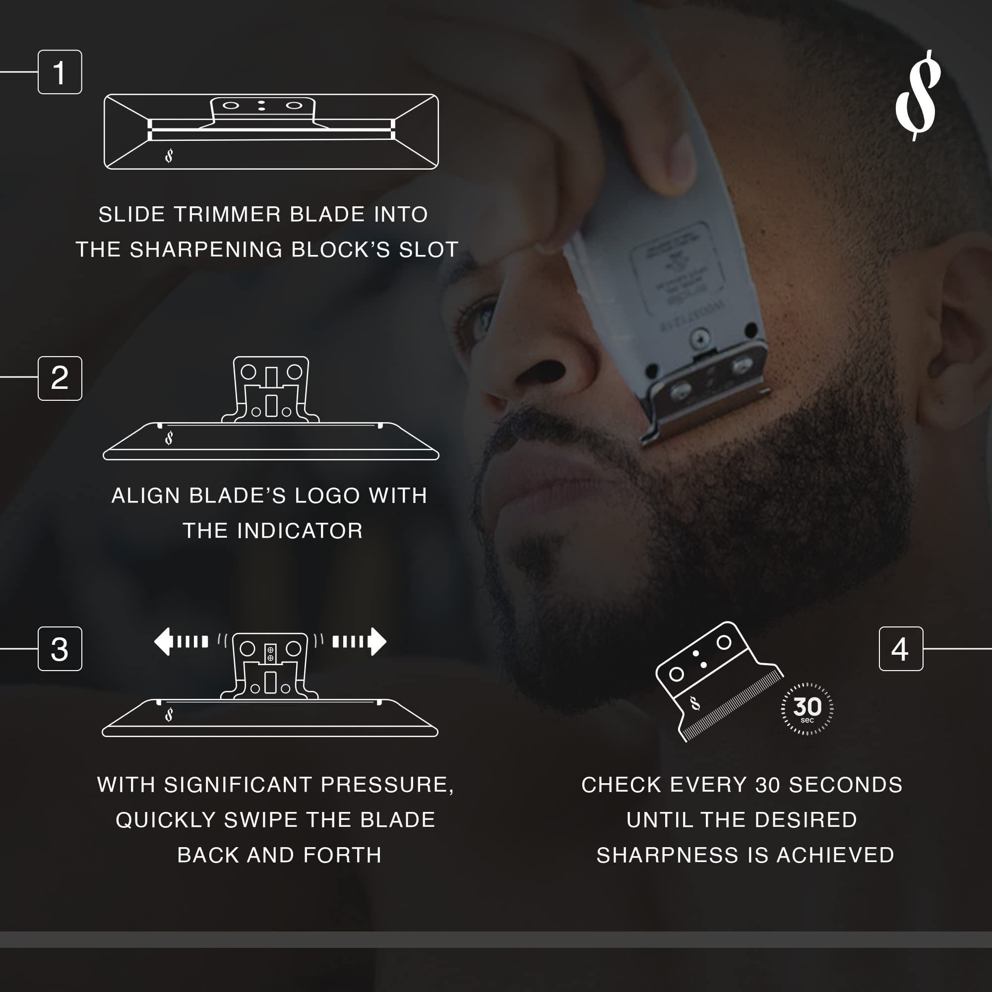 The Rich Barber edge detail highlights crisper lines and cleaner fades.