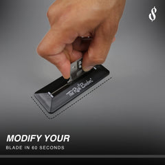 The Rich Barber in-use barbershop image demonstrates faster blade refresh during trims.