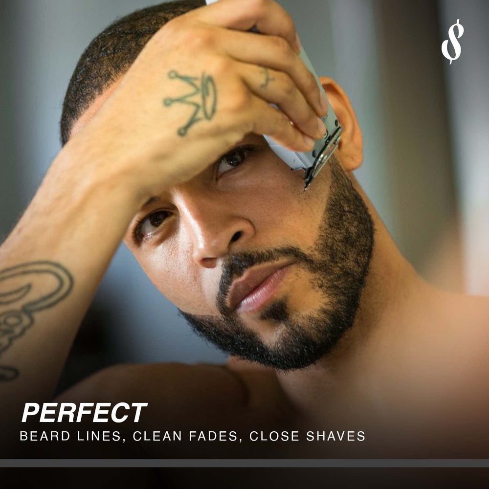 The Rich Barber blade modifier side view highlights compact design for busy salons.