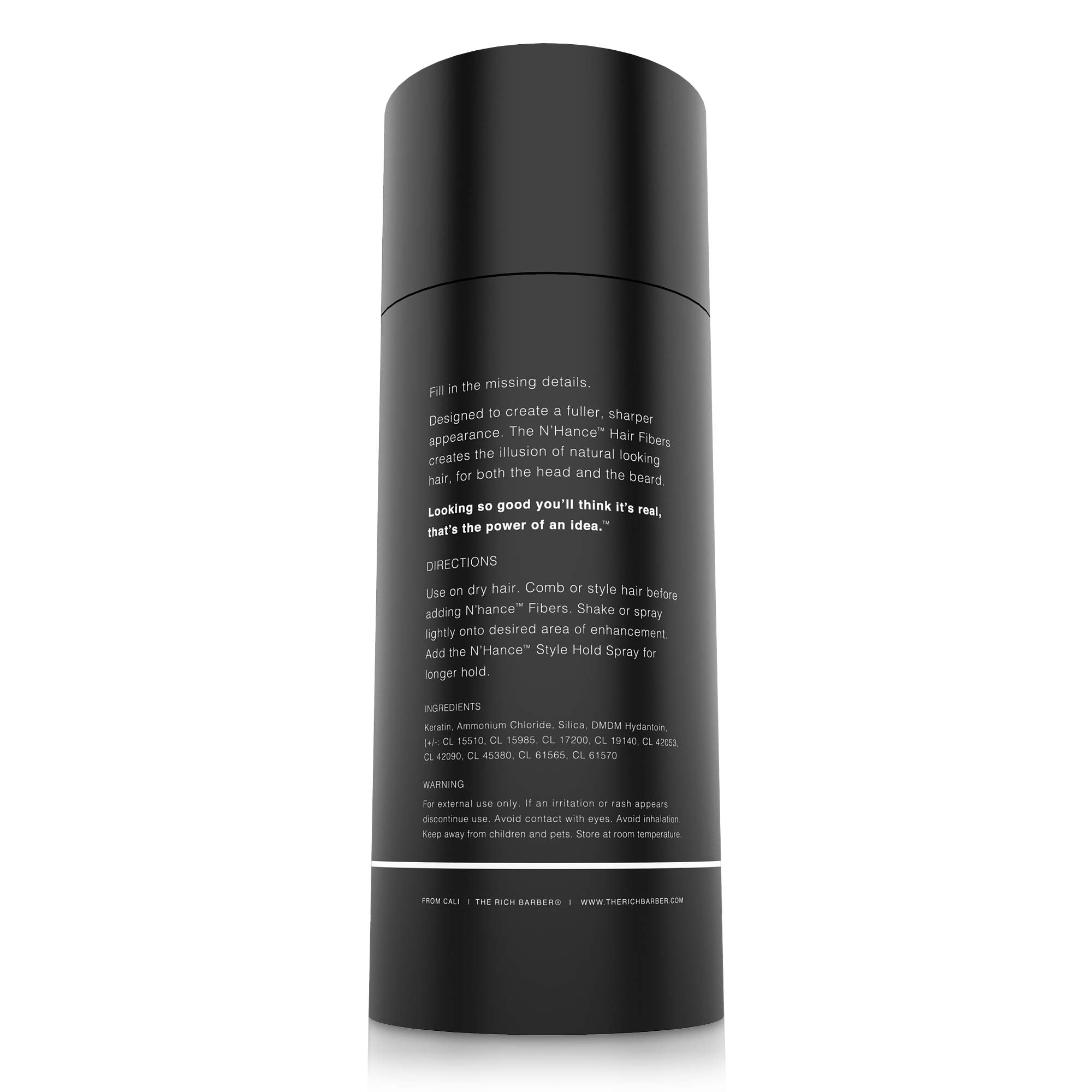 The Rich Barber N’Hance grooming result on temple areas for balanced style.