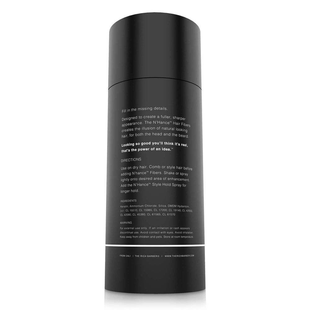 The Rich Barber N’Hance grooming result on temple areas for balanced style.