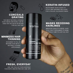 The Rich Barber N’Hance spray nozzle view for long-lasting hold and quick application.