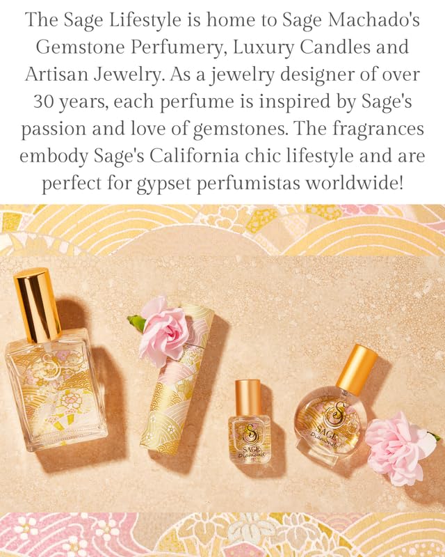 The Sage Lifestyle Diamond Roll-On pocket-ready bottle for discreet, lasting fragrance.