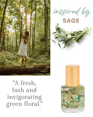 The Sage Lifestyle Sage Roll On tonka bean adds warmth and lasting impression.