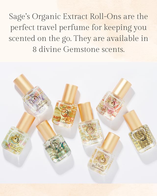 The Sage Lifestyle Sage Roll On travel size bottle ideal for on-the-go scent.