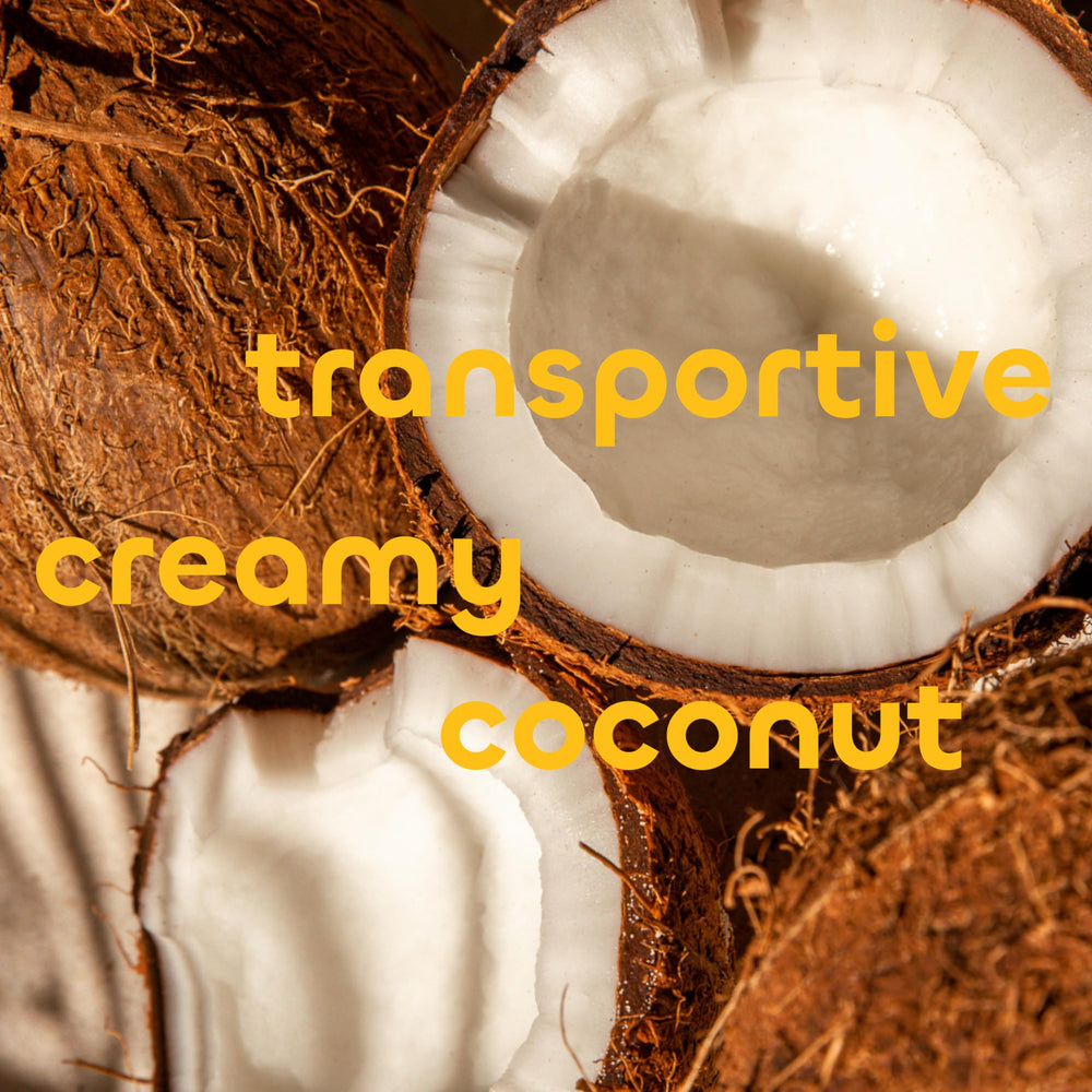 The Seaweed Bath Co. Creamy Coconut Lotion body application reveals quick absorption