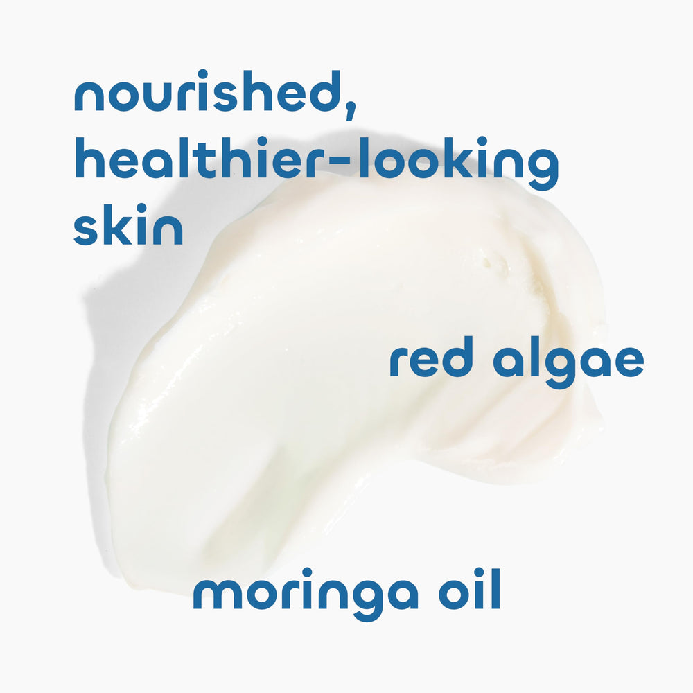 The Seaweed Bath Co. Creamy Coconut Lotion hand application shows easy spreading
