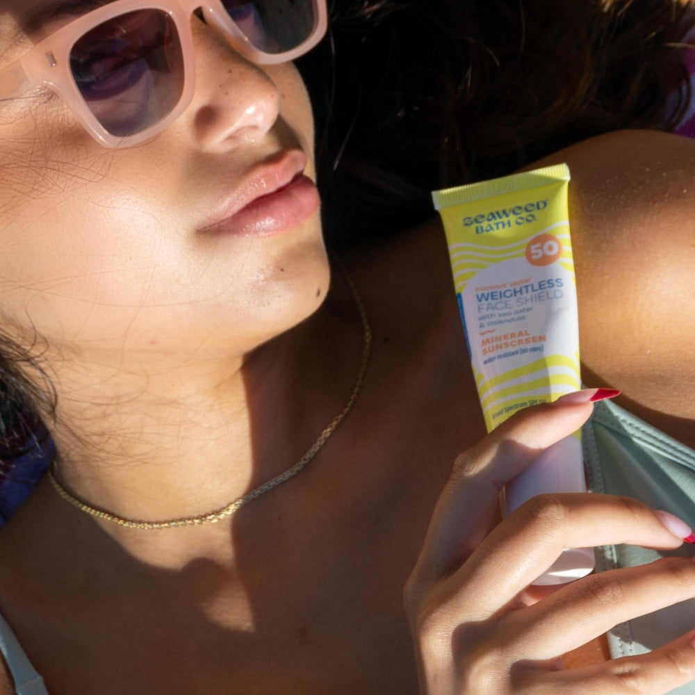 Seaweed Bath Co. cruelty-free, vegan label signals mindful sourcing.