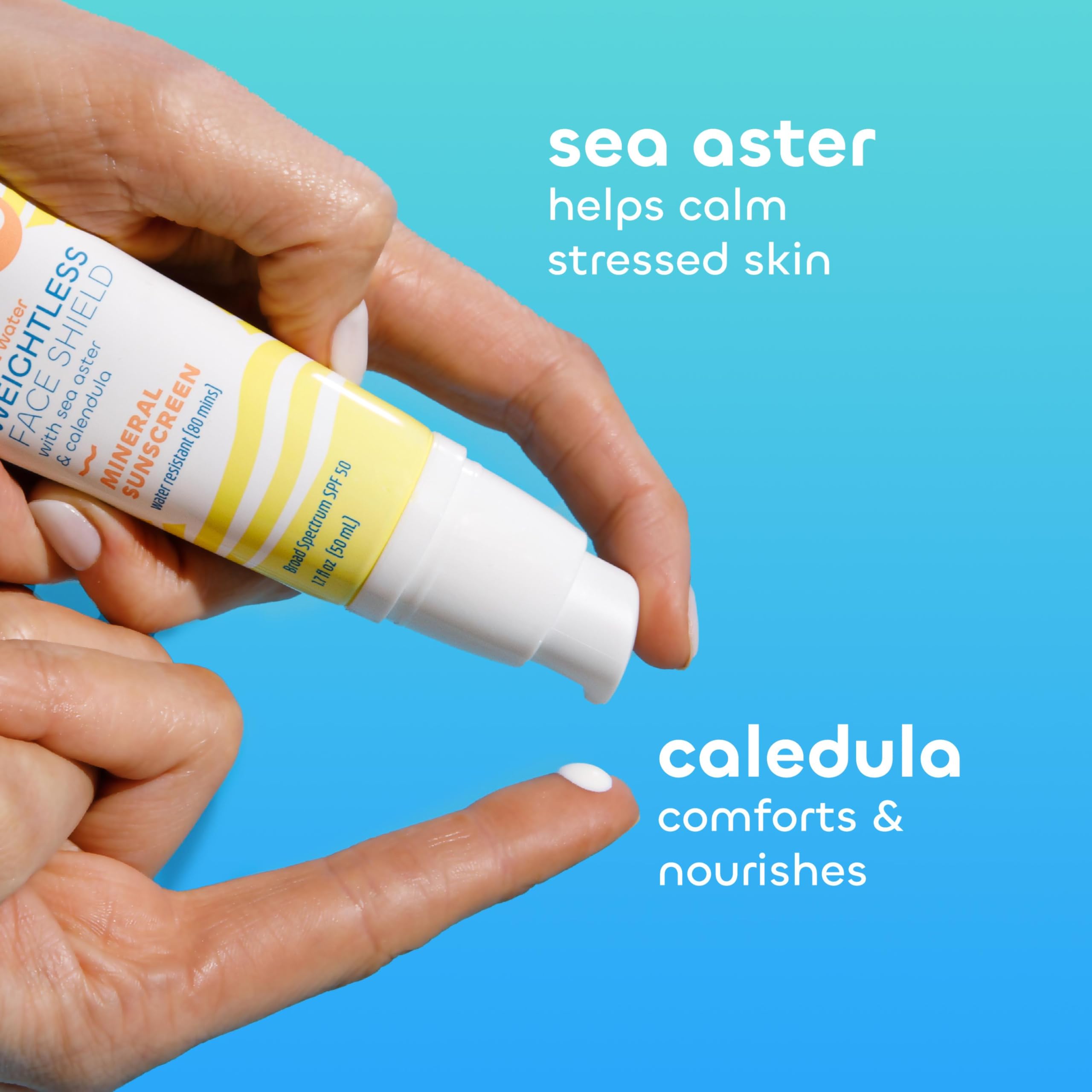 Seaweed Bath Co. Leaping Bunny certified, cruelty-free SPF shield.