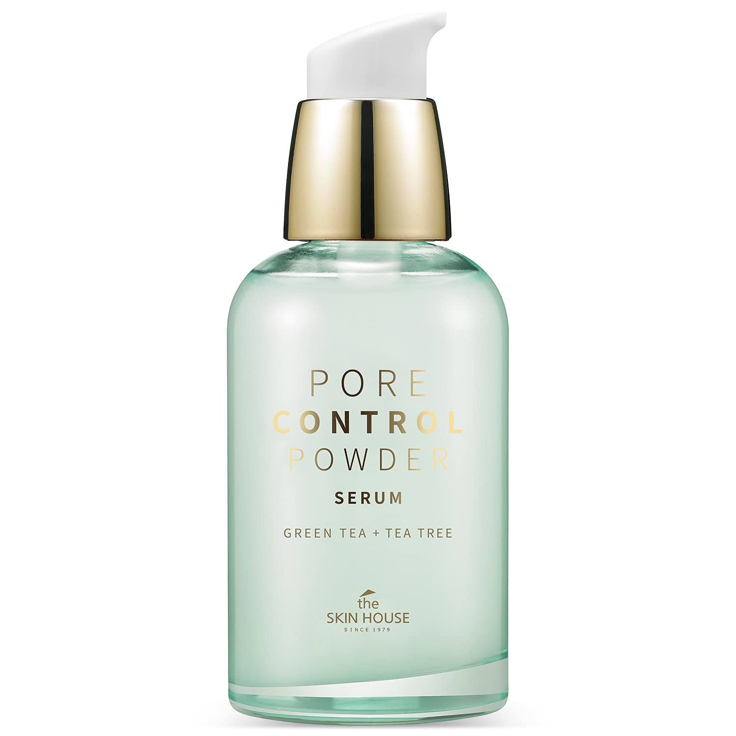 The Skin House Pore Control Powder Serum with loess absorbs oil for a clearer complexion.