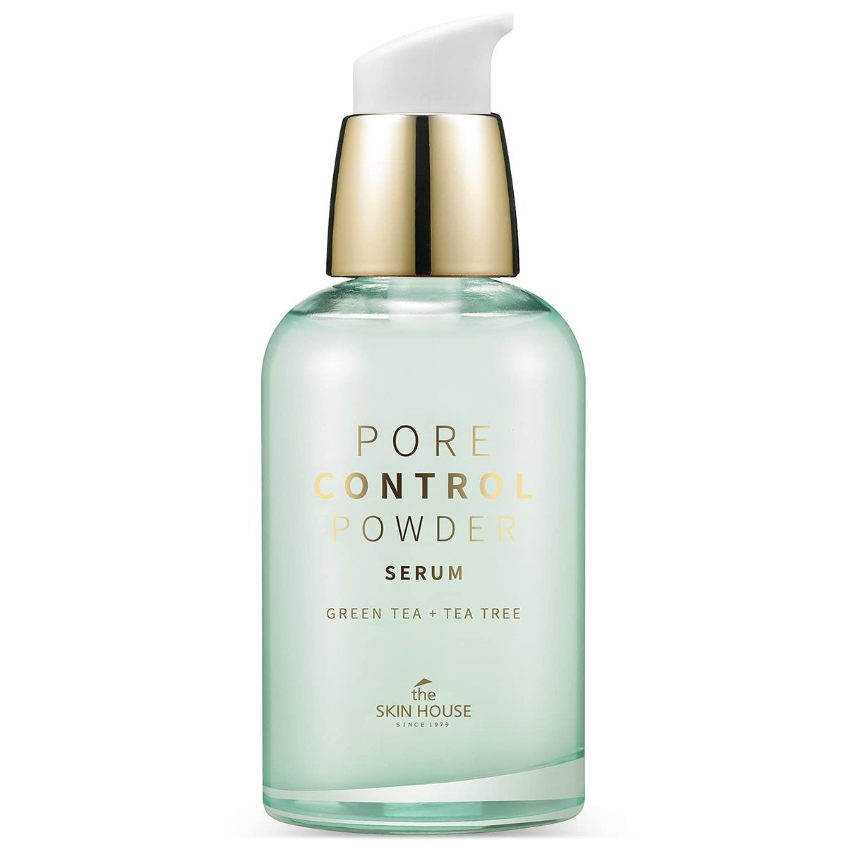 The Skin House Pore Control Powder Serum with loess absorbs oil for a clearer complexion.