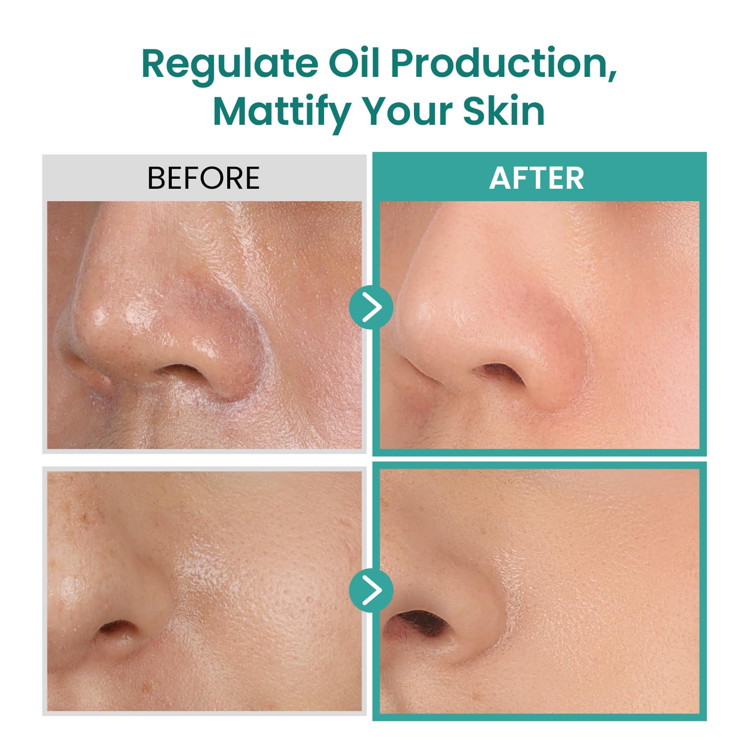 Formula helps balance oil throughout the day without heaviness.