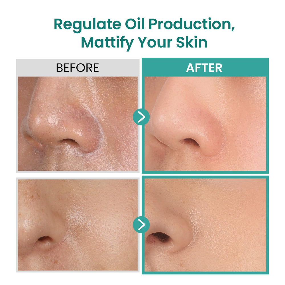 Formula helps balance oil throughout the day without heaviness.