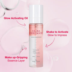 The Skin House mist spray application shows light, weightless hydration for all-day glow