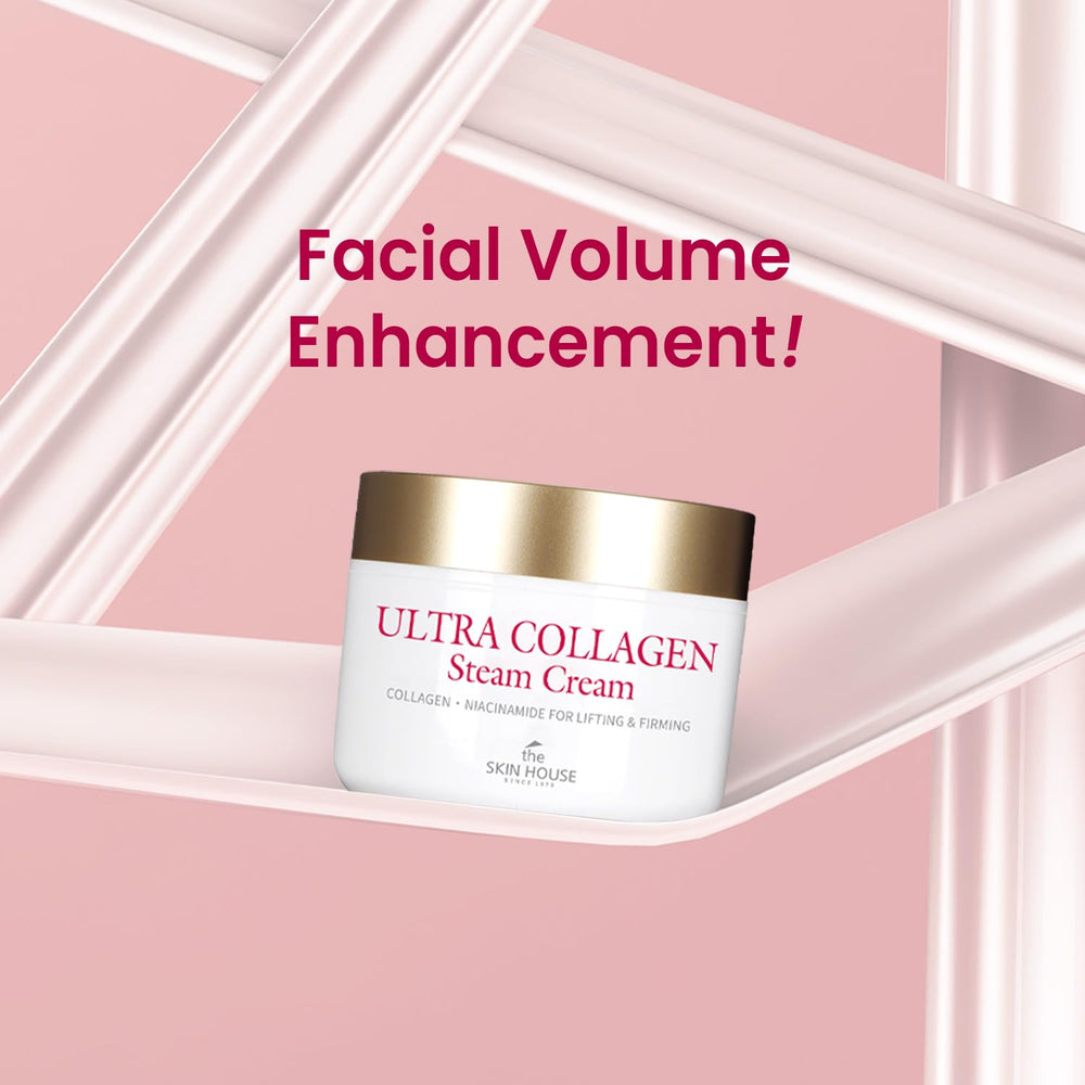 The Skin House Ultra Collagen Steam Cream 50ml jar for easy daily use.