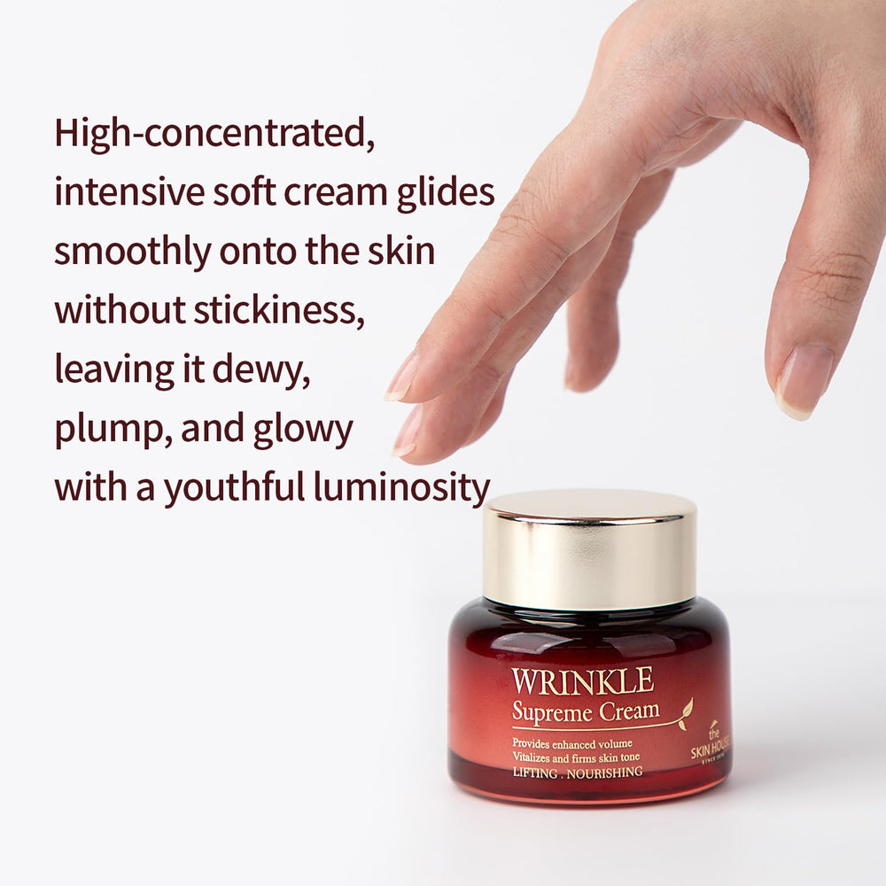 The Skin House Wrinkle Supreme Cream mushroom blend close-up.