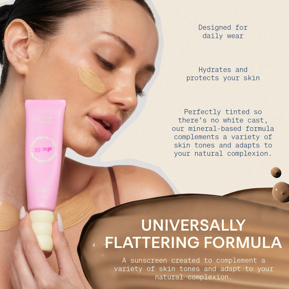 The Skinny Confidential packaging on display conveys travel-friendly 1.7 fl oz size.