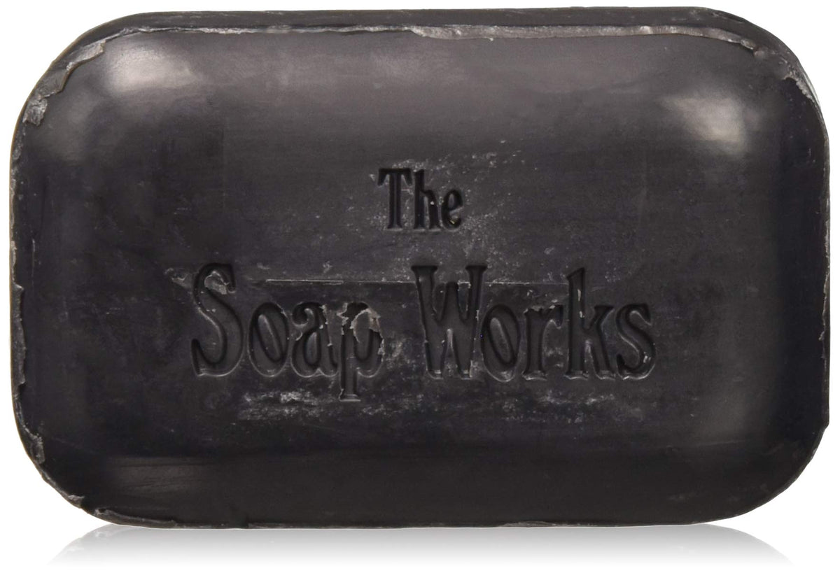 The Soap Works Coal Tar Bar Soap – front view; gentle cleansing for dry, itchy skin