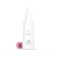 The Spa Dr. Hair Serum bottle shown for fuller-looking hair
