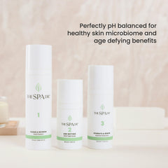 The Spa Dr. moisturizer tube providing hydration for a smooth complexion.
