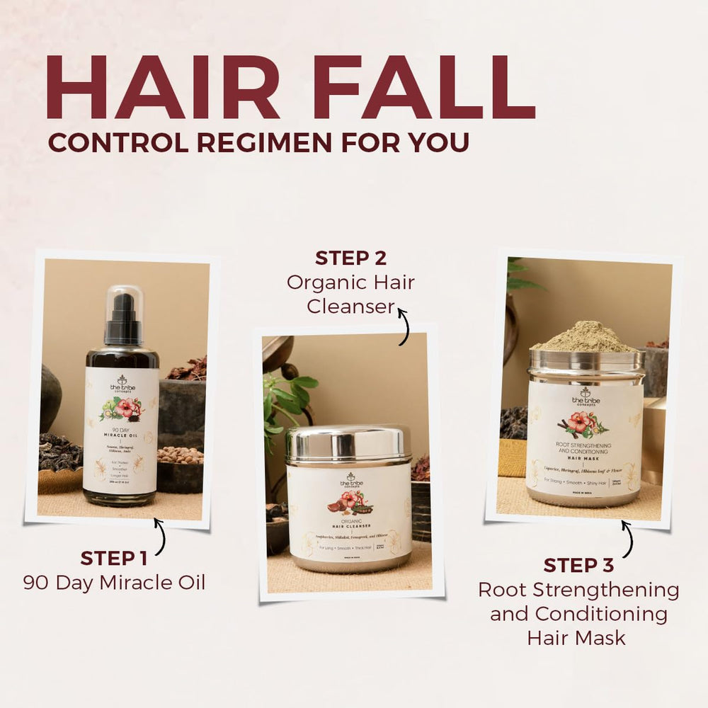 The Tribe Concepts Organic Hair Cleanser post-wash soft hair texture